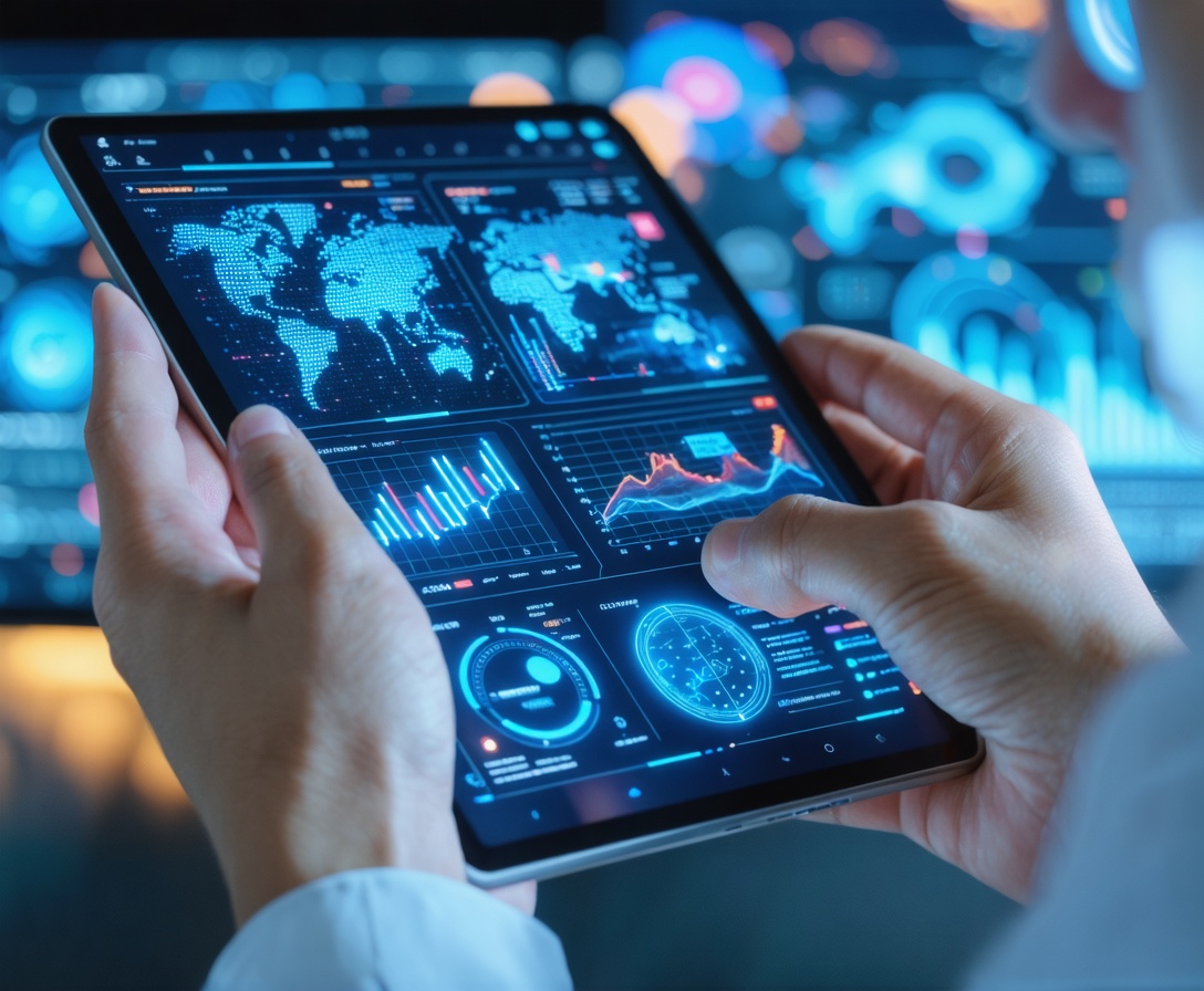 Анализ сложных медицинских данных с помощью ИИ на современном планшете